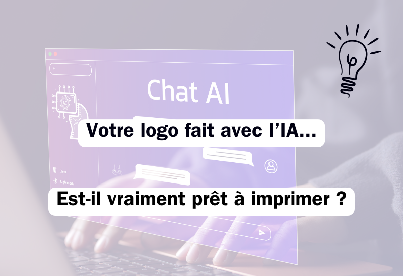 Logo fait avec l'IA... Est-il vraiment prêt à être imprimé ?
